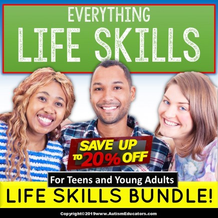 Special Education Life Skills Bundle of Activities For Teens and Young Adults